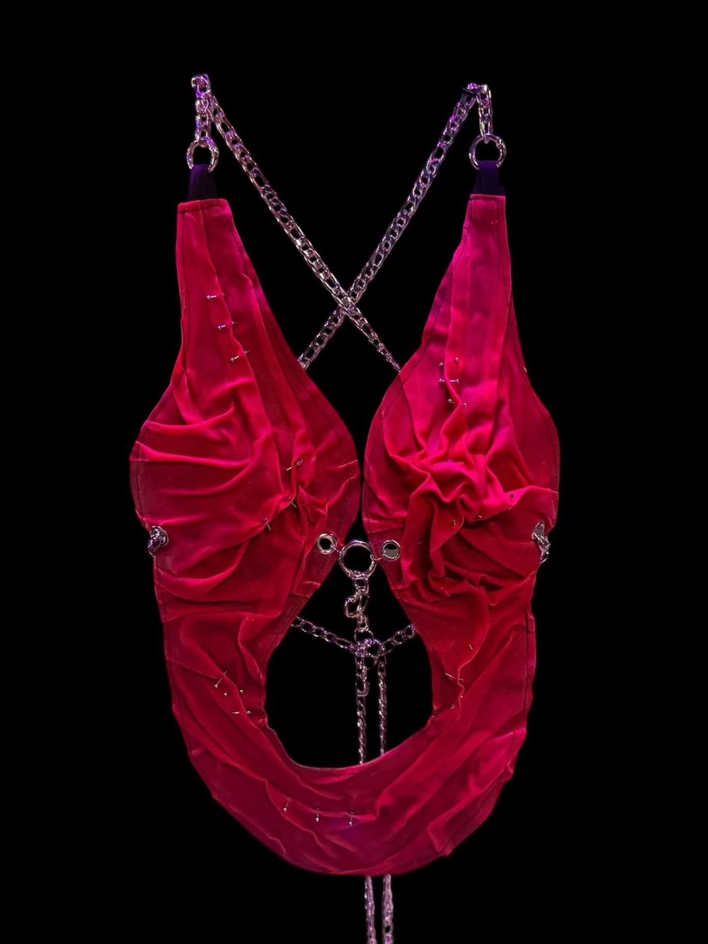 Red Chili charm V-neck